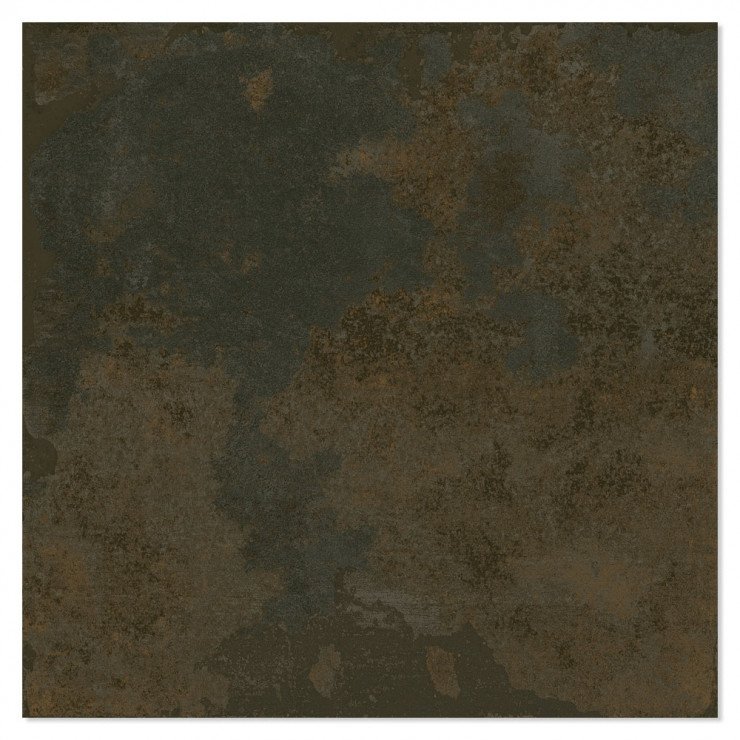 Klinker Brooklyn Metallic Sort Mat 120x120 cm-0